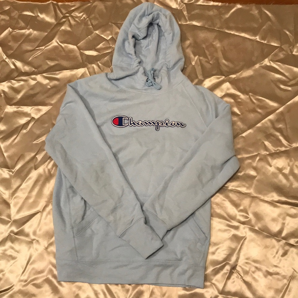 Champion blue hoodie